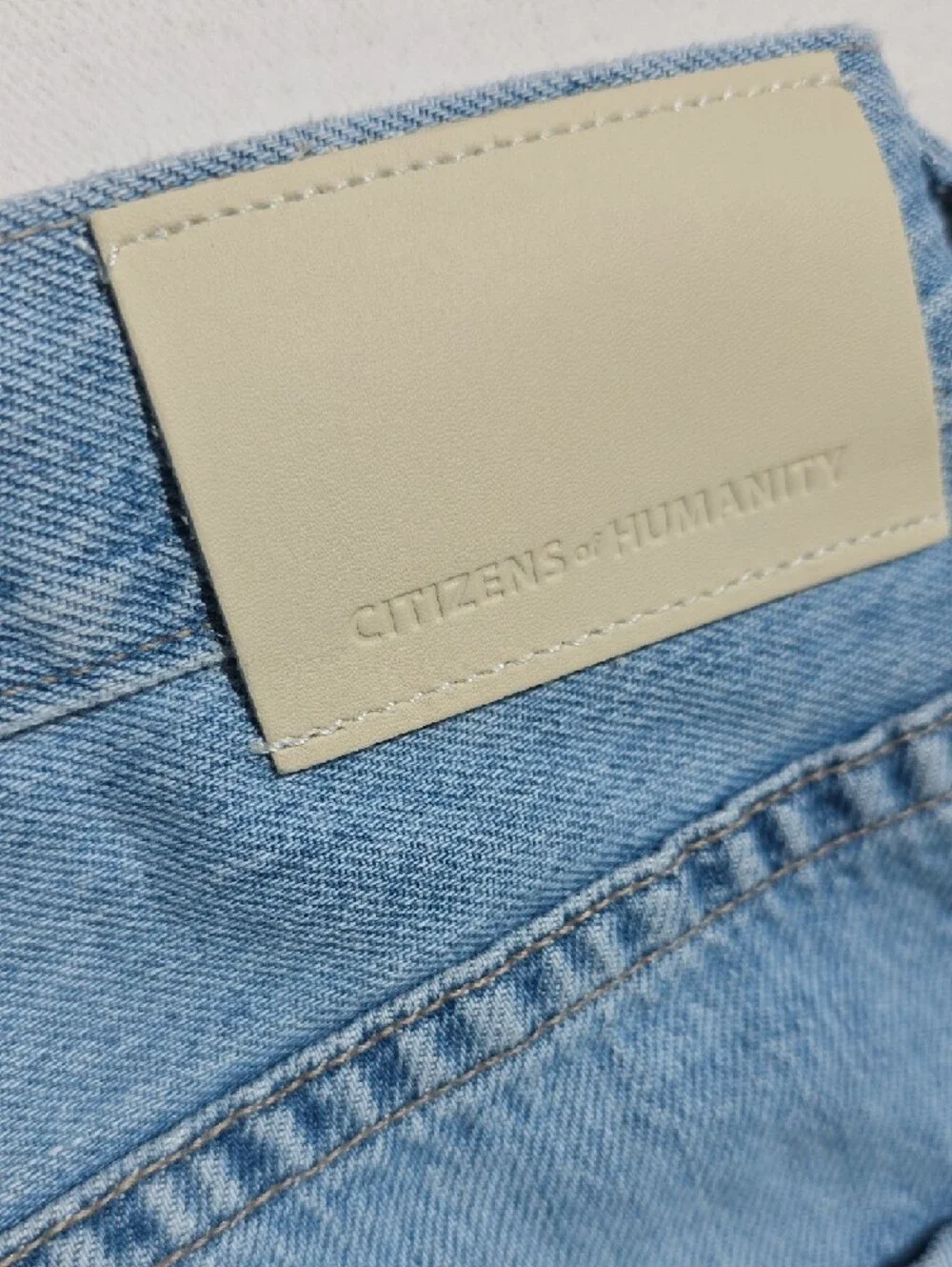 NEW $298 CITIZENS OF HUMANITY BRYNN DRAWSTRING HIGH RISE JEANS IN BLUE #3 SZ 28 - Picture 9 of 16